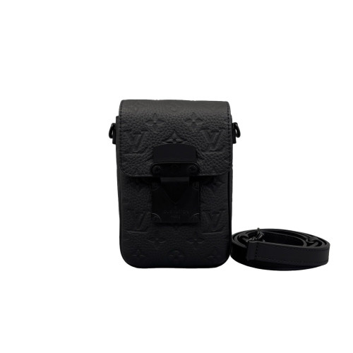 Louis Vuitton S Lock Wearable Wallet Calfskin Black