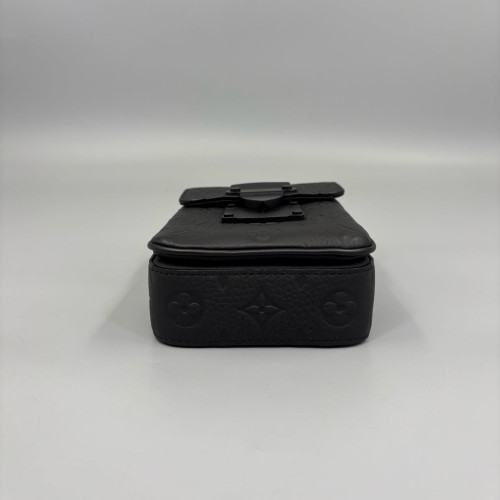 Louis Vuitton S Lock Wearable Wallet Calfskin Black