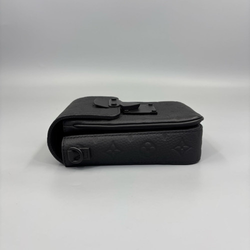Louis Vuitton S Lock Wearable Wallet Calfskin Black