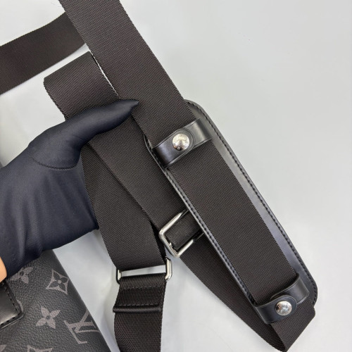 Louis Vuitton Voyager Messenger Monogram Eclipse Black