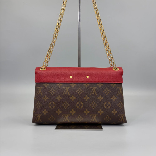 Louis Vuitton Pallas Chain Monogram Brown Red