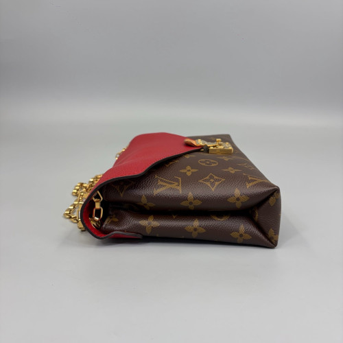 Louis Vuitton Pallas Chain Monogram Brown Red