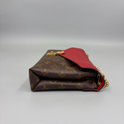 Louis Vuitton Pallas Chain Monogram Brown Red