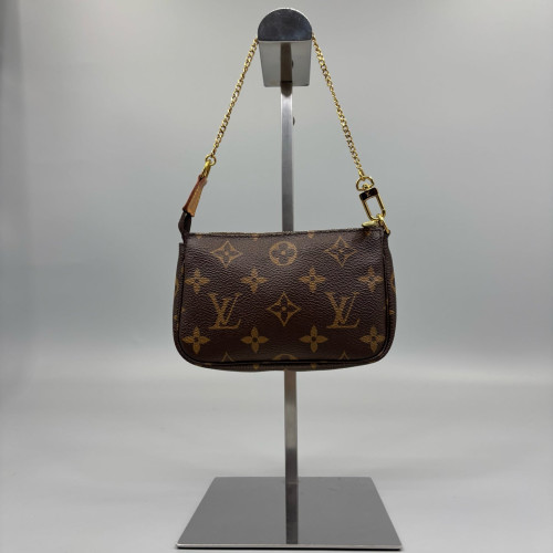 Louis Vuitton Mini Pochette Accessories Monogram Brown