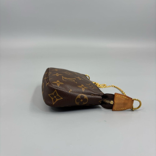 Louis Vuitton Mini Pochette Accessories Monogram Brown