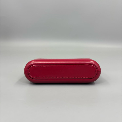 Chanel Small Gabrielle Clutch Tweed Red
