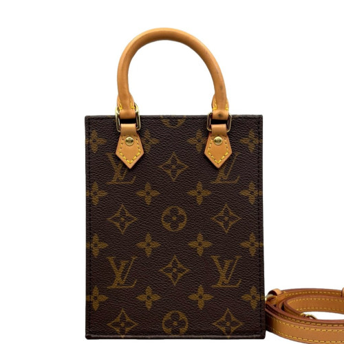 Louis Vuitton Petite Sac Plat Monogram Brown Louis Vuitton Petite Sac Plat Monogram Brown