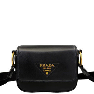 Prada Crossbody Bag Calfskin Black Prada Crossbody Bag Calfskin Black