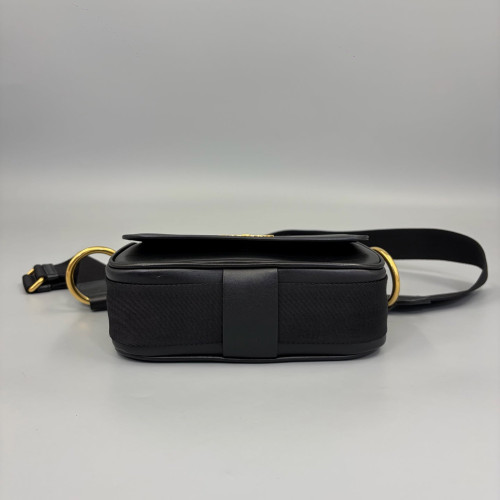 Prada Crossbody Bag Calfskin Black