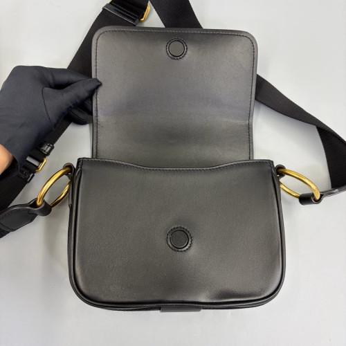 Prada Crossbody Bag Calfskin Black