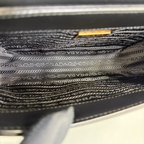 Prada Crossbody Bag Calfskin Black
