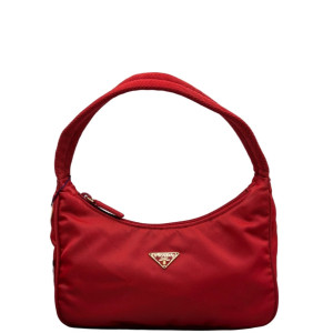 Prada Hobo Nylon Red