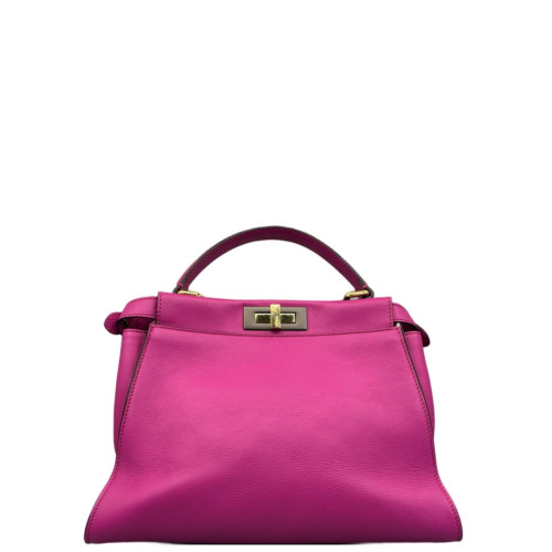 Fendi Peekaboo I See U Medium Calfskin Pink