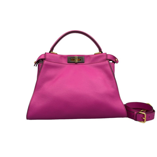 Fendi Peekaboo I See U Medium Calfskin Pink