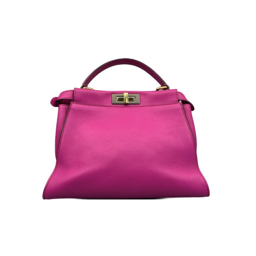 Fendi Peekaboo I See U Medium Calfskin Pink