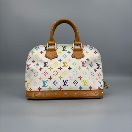 Louis Vuitton Alma PM Monogram Multicolor White