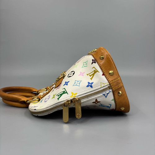 Louis Vuitton Alma PM Monogram Multicolor White