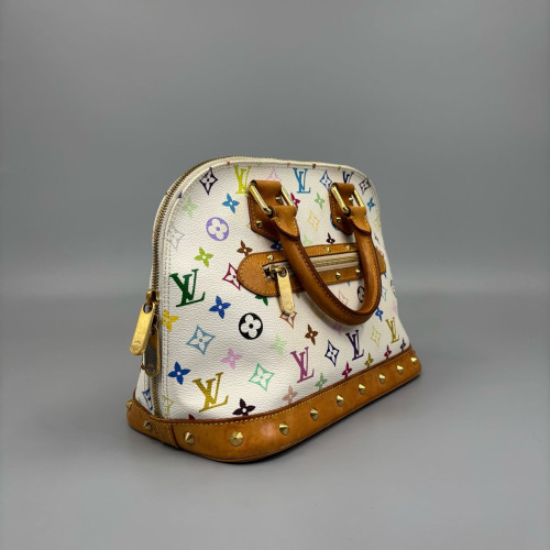 Louis Vuitton Alma PM Monogram Multicolor White