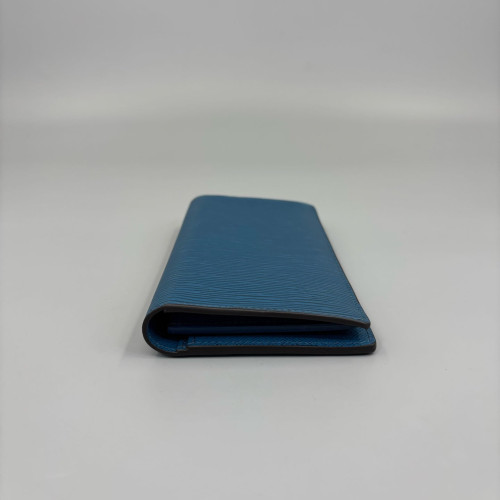 Louis Vuitton Brazza Wallet Epi Blue