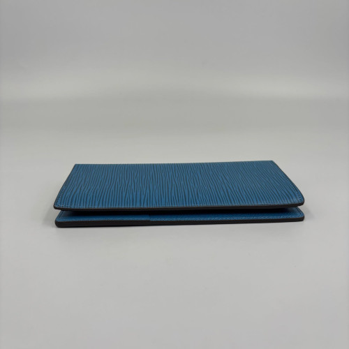 Louis Vuitton Brazza Wallet Epi Blue