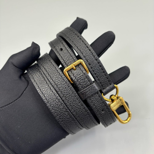 Louis Vuitton Nano Speedy Bandouliere Monogram Empreinte Black White