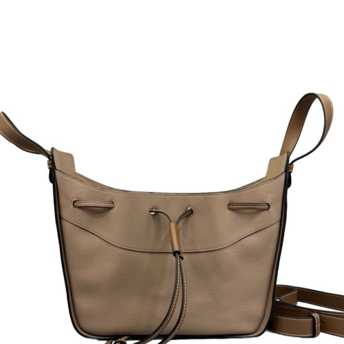 Loewe Small Hammock Calfskin Beige Brown