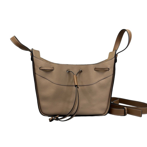 Loewe Small Hammock Calfskin Beige Brown