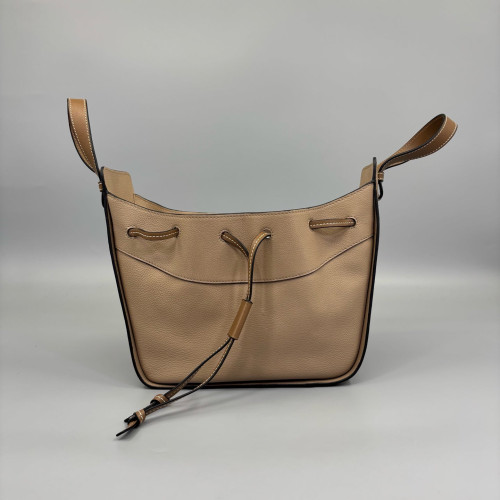 Loewe Small Hammock Calfskin Beige Brown