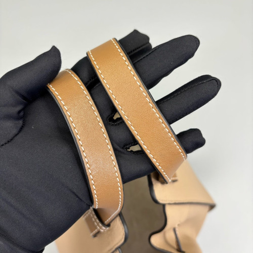 Loewe Small Hammock Calfskin Beige Brown