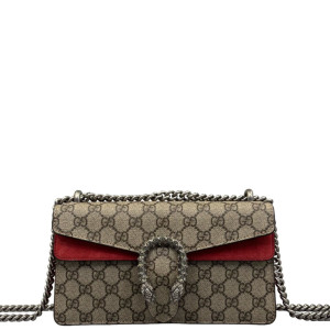 Gucci Meium Dionysus GG Monogram Beige Red
