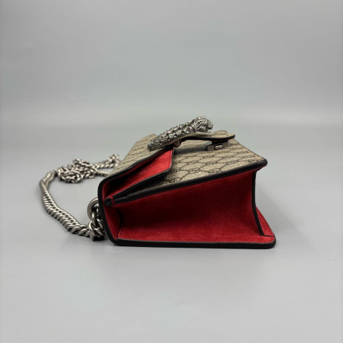 Gucci Meium Dionysus GG Monogram Beige Red