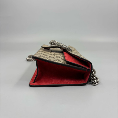 Gucci Meium Dionysus GG Monogram Beige Red