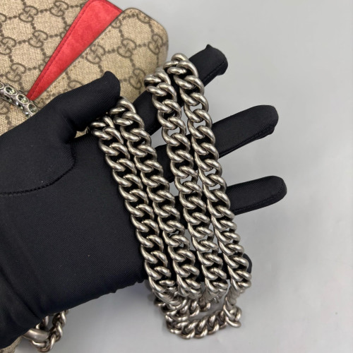 Gucci Meium Dionysus GG Monogram Beige Red