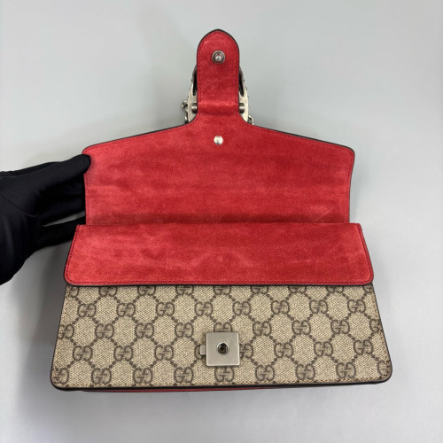 Gucci Meium Dionysus GG Monogram Beige Red