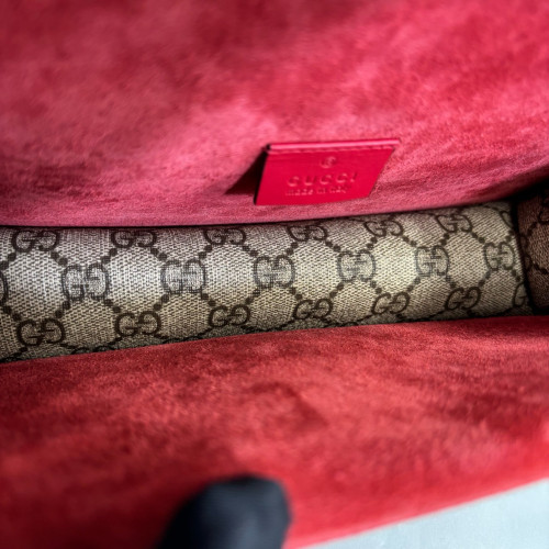 Gucci Meium Dionysus GG Monogram Beige Red