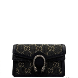 Gucci Super Mini Dionysus GG Supreme Monogram Black