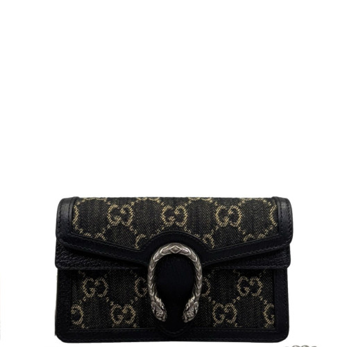 Gucci Super Mini Dionysus GG Supreme Monogram Black