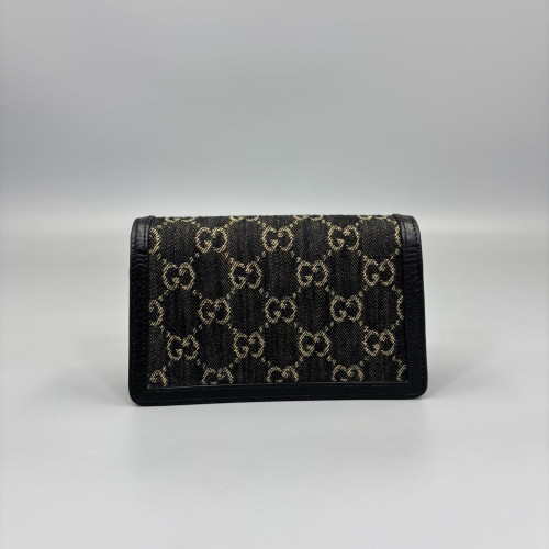 Gucci Super Mini Dionysus GG Supreme Monogram Black