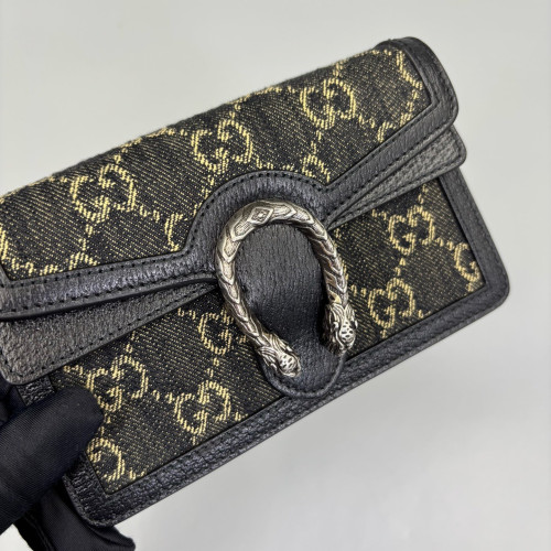 Gucci Super Mini Dionysus GG Supreme Monogram Black