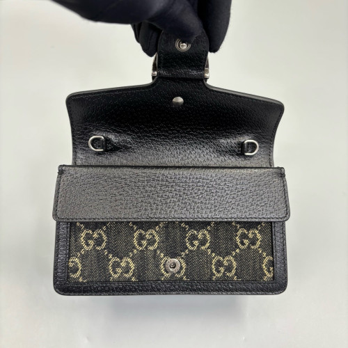 Gucci Super Mini Dionysus GG Supreme Monogram Black