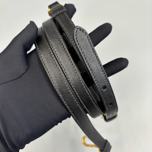 Prada Medium Galleria Double Zip Tote Saffiano Calfskin Black