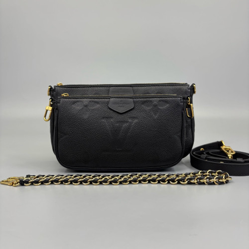 Louis Vuitton Multi Pochette Accessories Monogram Empreinte Black