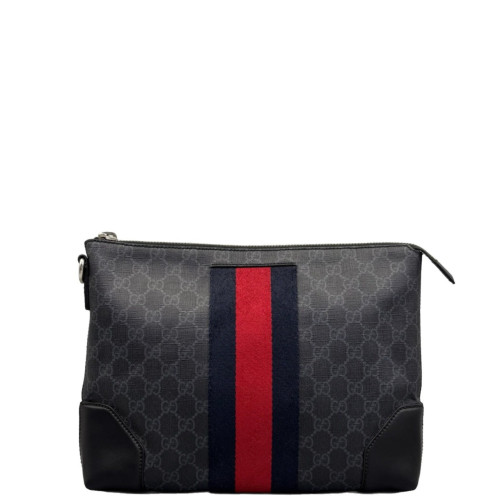 Gucci Ophidia Clutch GG Supreme Monogram Black