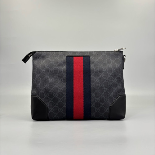 Gucci Ophidia Clutch GG Supreme Monogram Black