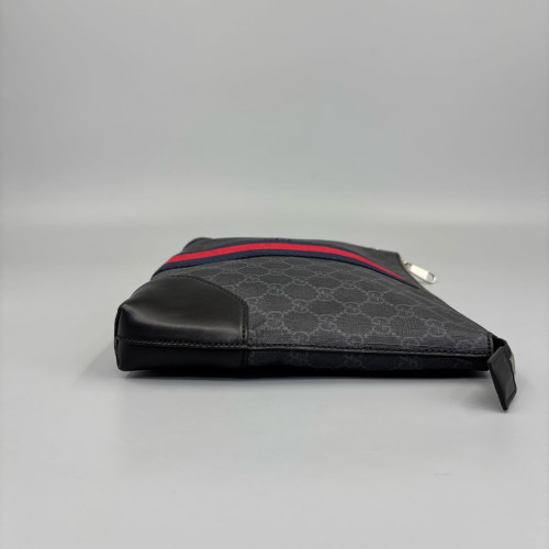 Gucci Ophidia Clutch GG Supreme Monogram Black