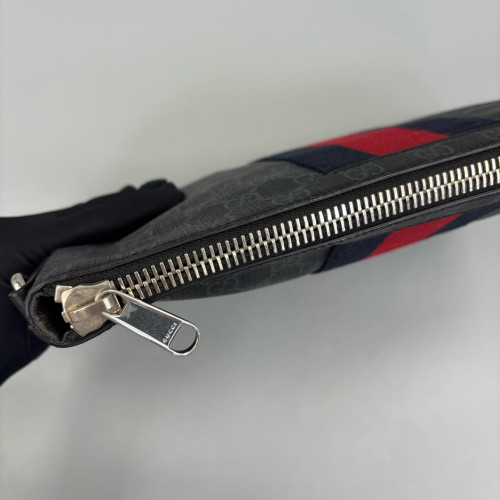 Gucci Ophidia Clutch GG Supreme Monogram Black