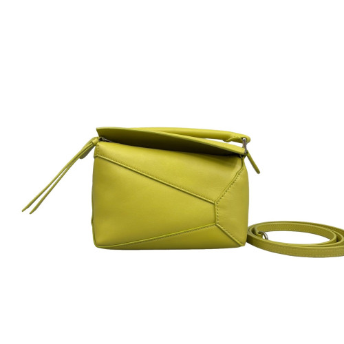 Loewe Mini Puzzle Calfskin Light Green