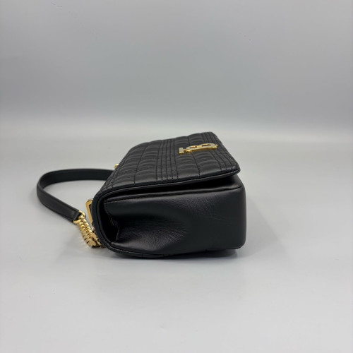 Burberry Small Lola Crossbody Bag Calfskin Black Burberry Small Lola Crossbody Bag Calfskin Black