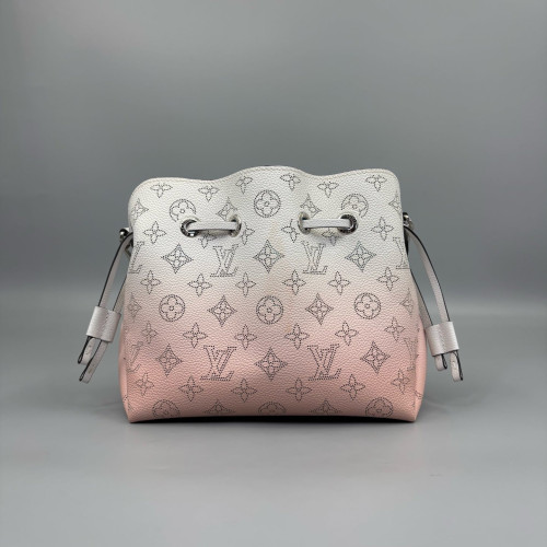 Louis Vuitton Bella Bucket Bag Mahina White Pink