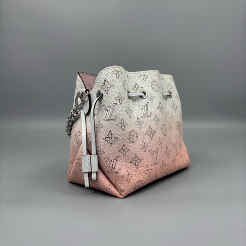 Louis Vuitton Bella Bucket Bag Mahina White Pink